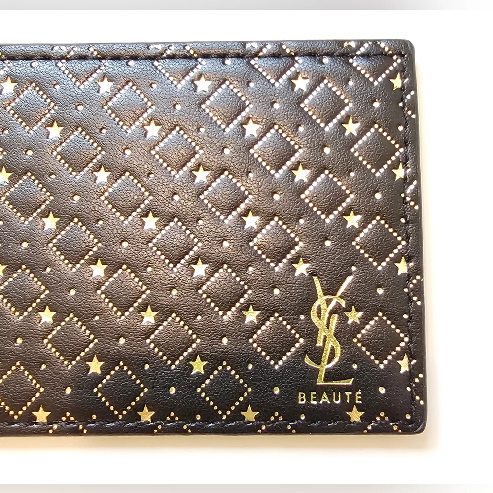 YSL Black and Gold Mirror Keycharm/Bag Charm